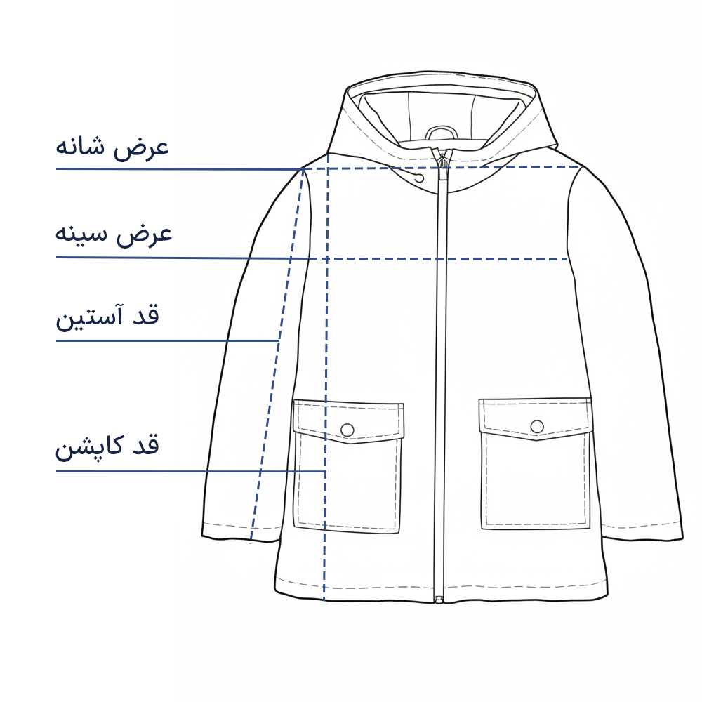کاپشن وارداتی کودک تا نوجوان